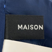MAISON SPECIAL メゾンスペシャル 21242515301 Low Waist Maxi Pleated Skirt マキシ プリーツスカート ブルーチェック Size36 瑞穂店