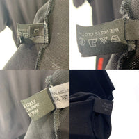 PRADA SPORT プラダスポーツ コットン 半袖ポロシャツ ブラック Size L 福生店