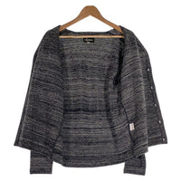 Attractions アトラクションズ ウール アクリル ニットカーディガン ブラック Size 38 福生店