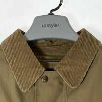 L.L.Bean エルエルビーン 80~90s USA製 襟コーデュロイ ハーフコート ベージュ sizeL 瑞穂店