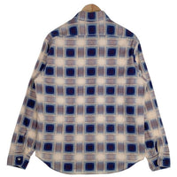 Subculture サブカルチャー COTTON CHECK SHIRT コットン チェック 長袖 シャツ ブルー SCTP-A2605 Size 2 福生店