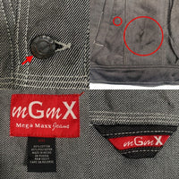 Mega Maxx Jeans MGMX メガマックスジーンズ トラッカージャケット シルバー Size XXL 福生店