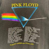 90's PINK FLOYD ピンクフロイド NORTH AMERICAN TOUR 1994 プリントTシャツ ブラック BROCKUM USA製 Size XL 福生店