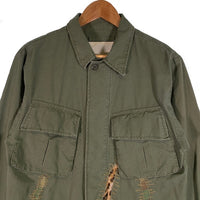 DENIM&SUPPLY RALPH LAUREN デニム&サプライ ラルフローレン ジャングルファティーグ ミリタリーフィールドジャケット リペア加工 リップストップ オリーブ Size S 福生店