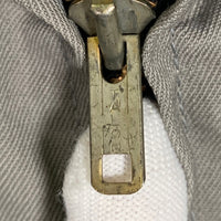 60-70's 2トーン ワークジャケット ジップアップ グレー ネイビー コットン ポリエステル TALON Size 40 福生店