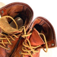 90's REDWING レッドウィング 6" Moc-toe Lug-sole モックトゥ ラグソール 8175 ブラウン USA製 Size US6 1/2 (24.5cm) 福生店