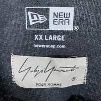 Yohji Yamamoto POUR HOMME ヨウジヤマモトプールオム 20SS New Era ニューエラ ロゴ刺繡 バックプリント Tシャツ ブラック HN-T98-082-1A Size XXL 福生店