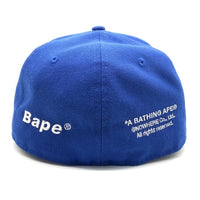 A BATHING APE アベイシングエイプ New Era ニューエラ 59FIFTY ベースボールキャップ ブルー Size 7 1/4 (57.7cm) 福生店