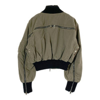DIESEL ディーゼル バックジップ MA-1 フライトジャケット カーキ sizeXS 瑞穂店