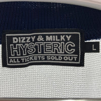 HYSTERIC GLAMOUR ヒステリックグラマー 02221CJ01 DIZZY&MILK SOUND LAB アップリケ トラックジャケット ホワイト sizeL 瑞穂店