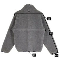 90's Penfield ペンフィールド ジップアップ ボアフリースジャケット グレー USA製 Size M 福生店