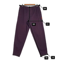 80-90's STUSSY ステューシー ビーチパンツ イージー テーパード パープル USA製 Size S 福生店