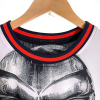 FOR THE HOMIES MF DOOM ドゥーム プリント メッシュTシャツ リバーシブル ホワイト ブラック Size M 福生店