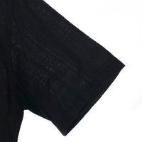 GANGSTERVILLE ギャングスタービル コットン 半袖 チェックシャツ ブラック 同色 GSV-16-SS-31 Size L 福生店