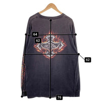 00's ORANGE COUNTY CHOPPERS オレンジカウンティチョッパーズ プリント ロングスリーブTシャツ ブラック メキシコ製 Size XXL 福生店