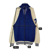 CHAPS RALPH LAUREN チャップスラルフローレン ジップアップ カウチンセーター ネイビー sizeL 瑞穂店