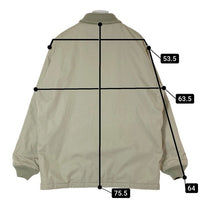 00AW Supreme シュプリーム Mack Jacket マックジャケット 中綿 リブワークジャケット SPIEWAK製 ベージュ size L 瑞穂店