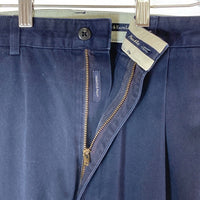Polo Ralph Lauren ポロラルフローレン ドミニカ製 ポロチノ HAMMOND PANT ツータック チノパンツ ネイビー size- 瑞穂店