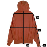 JACKSON MATISSE ジャクソンマティス USED加工 FELT letter J Parka フェルト レター ジェイ プルオーバー フーディー パーカー オレンジ JM25AW018 Size M 福生店