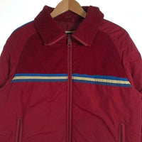 70`s Levi's リーバイス コーデュロイ切替 スキージャケット 中綿 バーガンディー TALON Size M 福生店