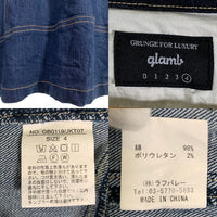 glamb グラム Rosso jacket ロッソジャケット ジップアップデニム インディゴ GB0119-JKT07 Size 4 福生店
