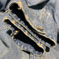 STEVENSON OVERALL スティーブンソンオーバーオール Switchman USED/ペンキ加工 デニムカバーオール インディゴ SM1-VRX Size 40 福生店