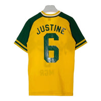 RUSSELL ATHLETIC ラッセルアスレチック USA製 ゲームシャツ イエロー sizeS 瑞穂店