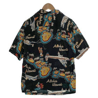 reyn spooner レインスプーナー 半袖 アロハシャツ ブラック 19SRS-FR-005 Size M 福生店