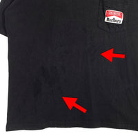 90's Marlboro マルボロ RAILROAD トレイン プリント ポケットTシャツ ブラック Size F 福生店