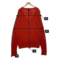 80's TOWNCRAFT タウンクラフト アクリルニット カーディガン レッド 香港製 Size XXL 福生店