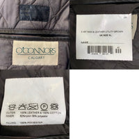 Barbour バブアー ワックス レザー フィールドジャケット コンバット ブラウン Size XL 福生店