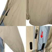 90-00's NIKE ACG ナイキエーシージー STORM FIT OUTER LAYER ナイロン マウンテンパーカー ジップアップジャケット ベージュ Size XXL 福生店