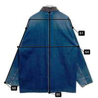 BEAMS ビームス デニム カバーオール ジャケット USED加工 インディゴ 23F-BM1812 Size L 瑞穂店