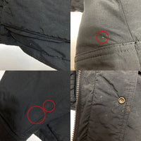 FIRST DOWN ファーストダウン 中綿ジャケット ブラック sizeM 瑞穂店