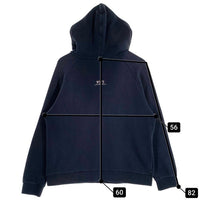 WTAPS ダブルタップス コットン プルオーバー フーディー パーカー ネイビー Size L 福生店