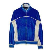 LEVI'S リーバイス TALONジップ 80s オリンピック ベロアジャケット ブルー×ホワイト size-※フロント・右袖汚れ有★ 瑞穂店