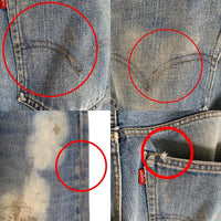 70's Levi's リーバイス 505 ボタン裏5 42TALON ジップ デニムパンツ 505-0217 ライトブルー USA製 Size W33 L33 福生店
