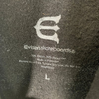 EVISEN SKATEBOARDS エビセンスケートボード KABUTO MATCH HOODIE プリント プルオーバースウェットパーカー ブラック Size L 福生店
