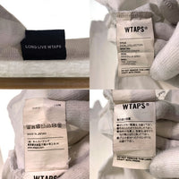 WTAPS ダブルタップス 18SS DESIGN LS SPEC TEE バックプリント ロングスリーブTシャツ ホワイト 181ATDT-CSM15 Size 03 福生店