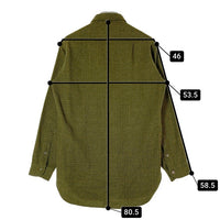 PENDLETON ペンドルトン 60's USA製 ウールシャツ 両ポケット 千鳥柄 グリーン size15 瑞穂店