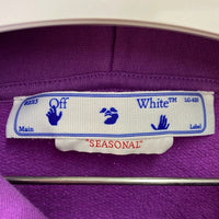OFF-WHITE オフホワイト OMBB097S23FLE001 パーカー パープル sizeL 瑞穂店