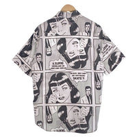 SUPREME シュプリーム 17SS THRASHER スラッシャー Boyfrend S/S Shirt ボーイフレンド ショートスリーブシャツ 半袖 モノクロ Size M 福生店