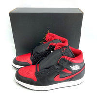 Nike ナイキ DQ8426-067 Air Jordan 1 Mid エア ジョーダン 1 ミッド ブレッド スニーカー レッド×ブラック size27.5cm 瑞穂店