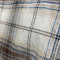 FTC エフティーシー チェック ネルシャツ ベージュ×ブラウン sizeXL 瑞穂店