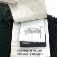STUSSY ステューシー USA製 シャネルロゴ ビーニー ブラック 瑞穂店