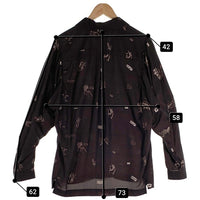 Name. ネーム 17AW STUDIOUS別注 長袖 オープンカラーシャツ ブラック Size 1 福生店