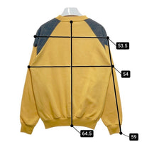 Levi's リーバイス イタリア製 肩デニム切替 スウェットトレーナー イエロー sizeL 瑞穂店