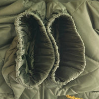 Barbour バブアー 232LQU1671 リ エンジニアード" Marsett キルティング コート ベロア切替 グリーン size10 (L相当) 瑞穂店