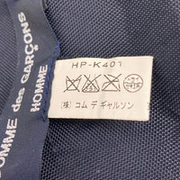 COMME des GARCONS HOMME コムデギャルソンオム HP-K401 ウールxナイロン タータンチェックマフラー グレーxネイビー 瑞穂店