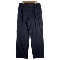 WIND AND SEA ウィンダンシー Cozy Slacks 2タックスラックス パンツ ネイビー ポリエステル WDS-O-COZ-25-Q2-PT-03 Size L 福生店